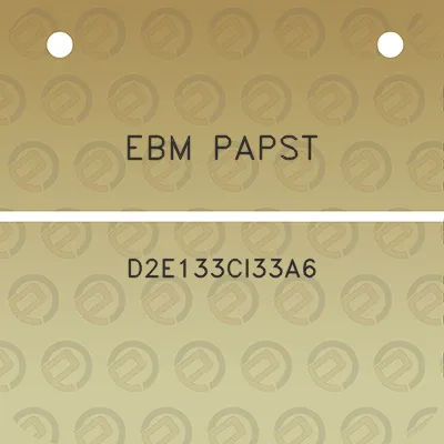 ebm-papst-d2e133ci33a6