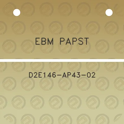 ebm-papst-d2e146-ap43-02