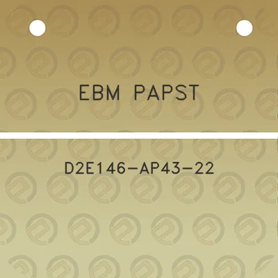 ebm-papst-d2e146-ap43-22