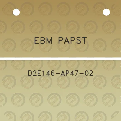 ebm-papst-d2e146-ap47-02