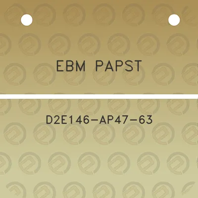 ebm-papst-d2e146-ap47-63