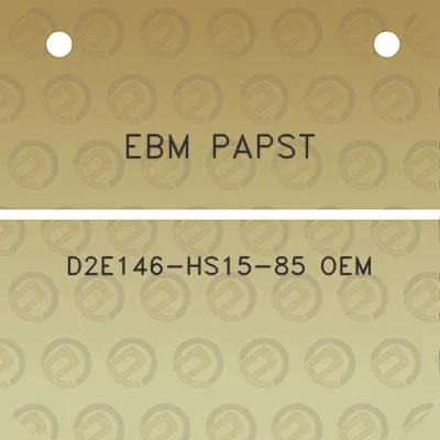 ebm-papst-d2e146-hs15-85-oem