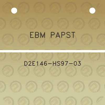 ebm-papst-d2e146-hs97-03