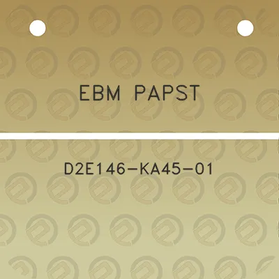 ebm-papst-d2e146-ka45-01