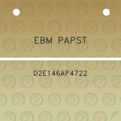 ebm-papst-d2e146ap4722