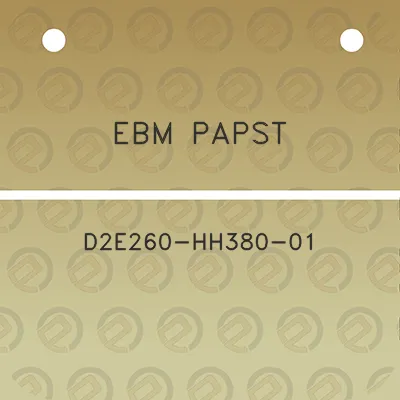 ebm-papst-d2e260-hh380-01