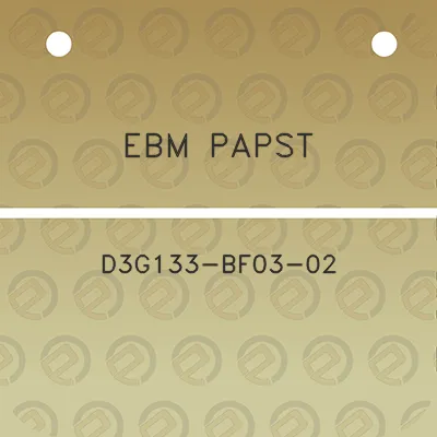 ebm-papst-d3g133-bf03-02