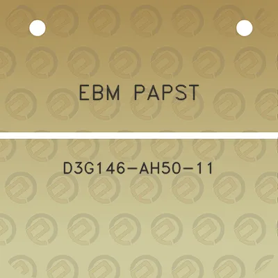 ebm-papst-d3g146-ah50-11