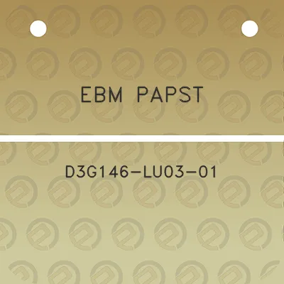 ebm-papst-d3g146-lu03-01