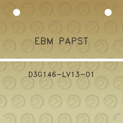 ebm-papst-d3g146-lv13-01