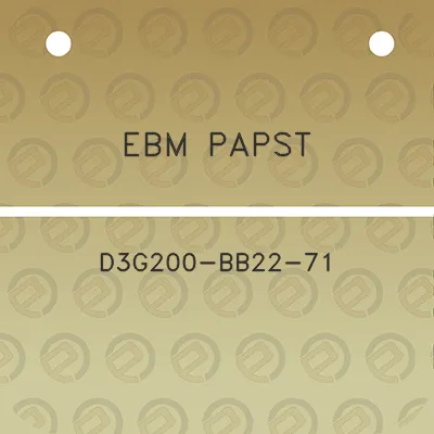 ebm-papst-d3g200-bb22-71