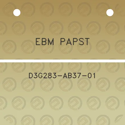 ebm-papst-d3g283-ab37-01