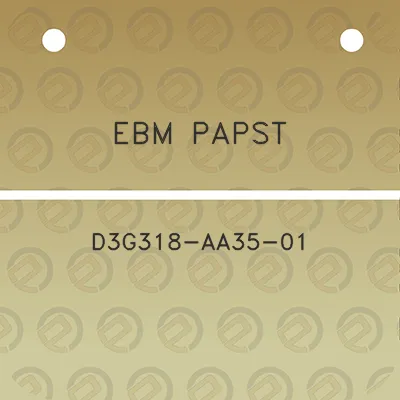 ebm-papst-d3g318-aa35-01