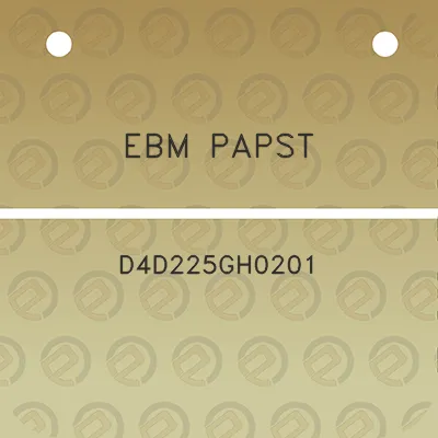 ebm-papst-d4d225gh0201