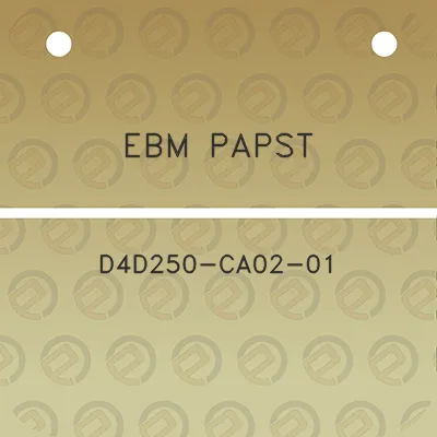 ebm-papst-d4d250-ca02-01