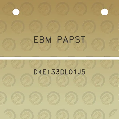 ebm-papst-d4e133dl01j5