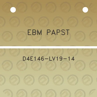 ebm-papst-d4e146-lv19-14