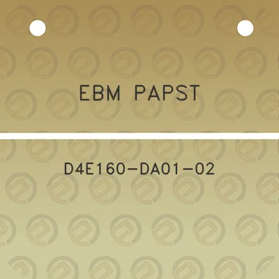 ebm-papst-d4e160-da01-02