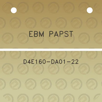 ebm-papst-d4e160-da01-22