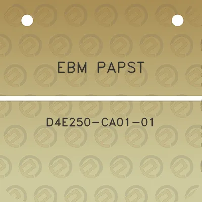 ebm-papst-d4e250-ca01-01