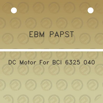 ebm-papst-dc-motor-for-bci-6325-040