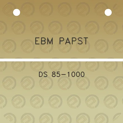 ebm-papst-ds-85-1000