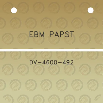 ebm-papst-dv-4600-492