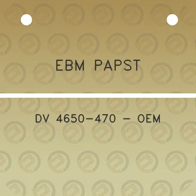 ebm-papst-dv-4650-470-oem