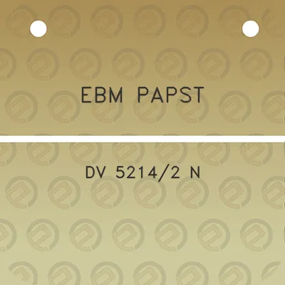 ebm-papst-dv-52142-n