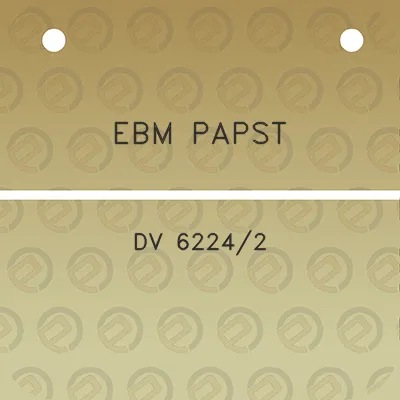 ebm-papst-dv-62242