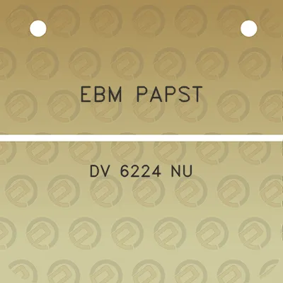 ebm-papst-dv-6224-nu