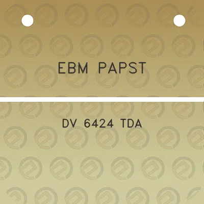 ebm-papst-dv-6424-tda