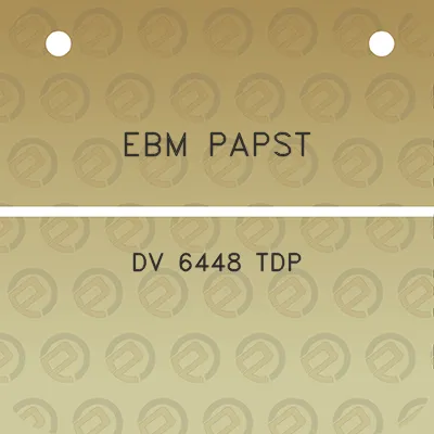 ebm-papst-dv-6448-tdp