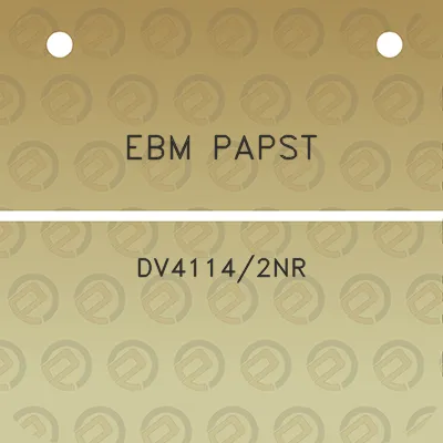 ebm-papst-dv41142nr