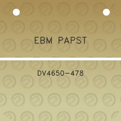 ebm-papst-dv4650-478