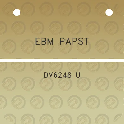 ebm-papst-dv6248-u