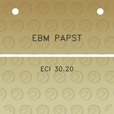 ebm-papst-eci-3020