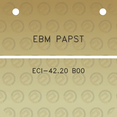 ebm-papst-eci-4220-b00