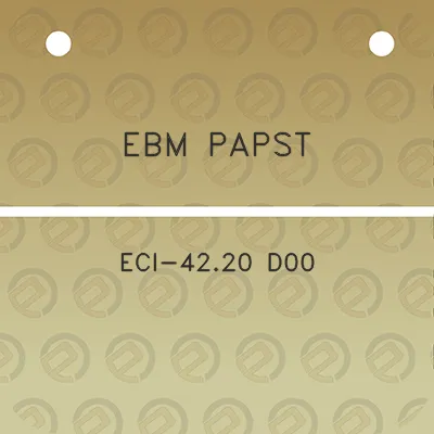 ebm-papst-eci-4220-d00