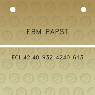 ebm-papst-eci-4240-932-4240-613