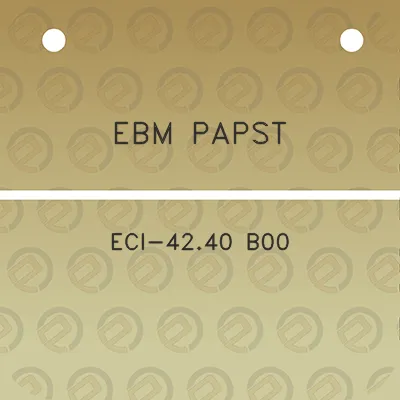 ebm-papst-eci-4240-b00