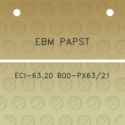 ebm-papst-eci-6320-b00-px6321