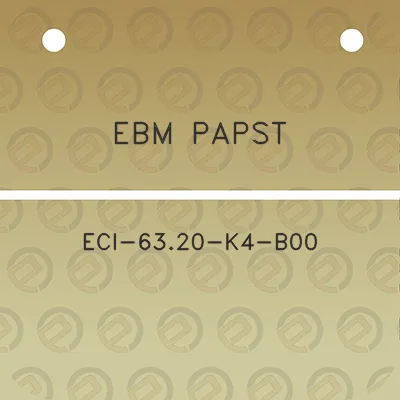 ebm-papst-eci-6320-k4-b00