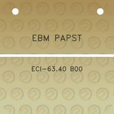 ebm-papst-eci-6340-b00