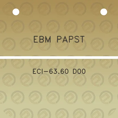 ebm-papst-eci-6360-d00