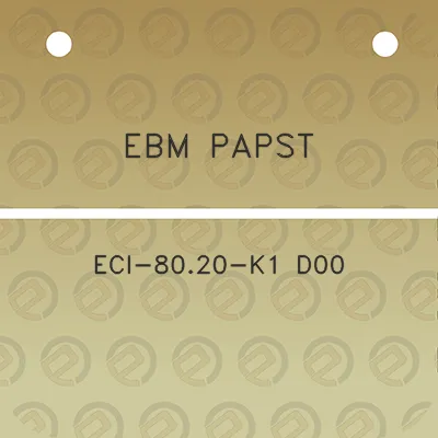 ebm-papst-eci-8020-k1-d00