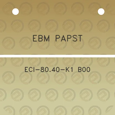 ebm-papst-eci-8040-k1-b00