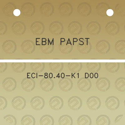 ebm-papst-eci-8040-k1-d00