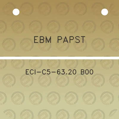 ebm-papst-eci-c5-6320-b00