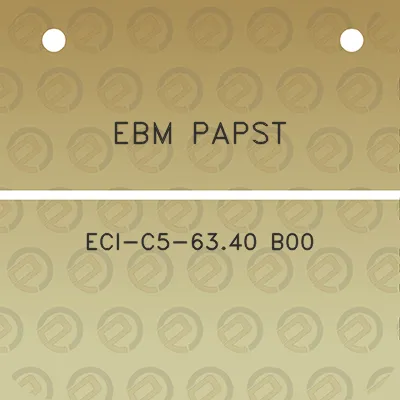 ebm-papst-eci-c5-6340-b00